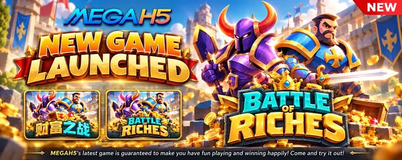 Mega H5 new game launched — Battle of Riches