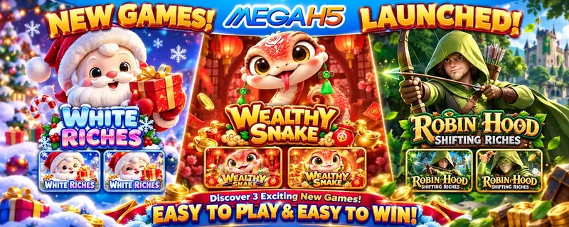 New games launched on Mega H5
